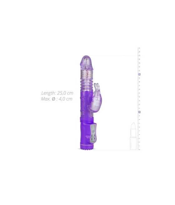 Vibrador Percutador y Bolas Rotadoras Purpura