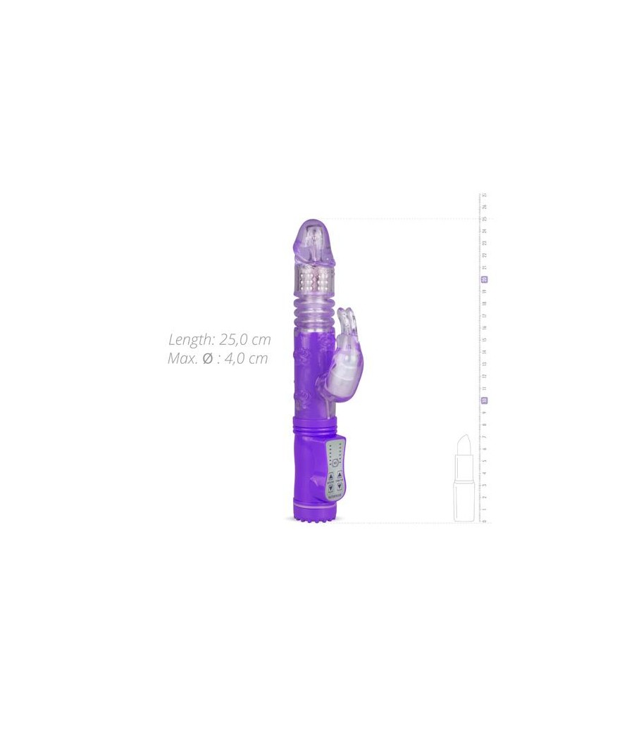 Vibrador Percutador y Bolas Rotadoras Purpura