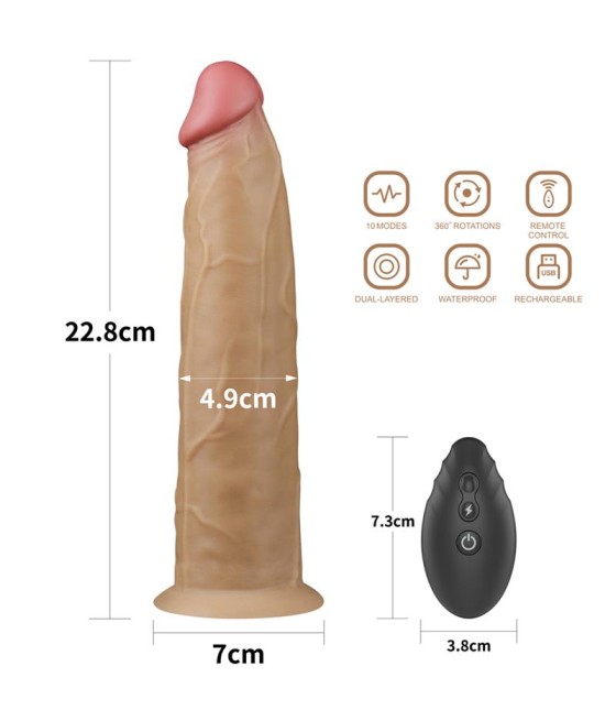 Vibrador con Rotacion Doble Capa 9