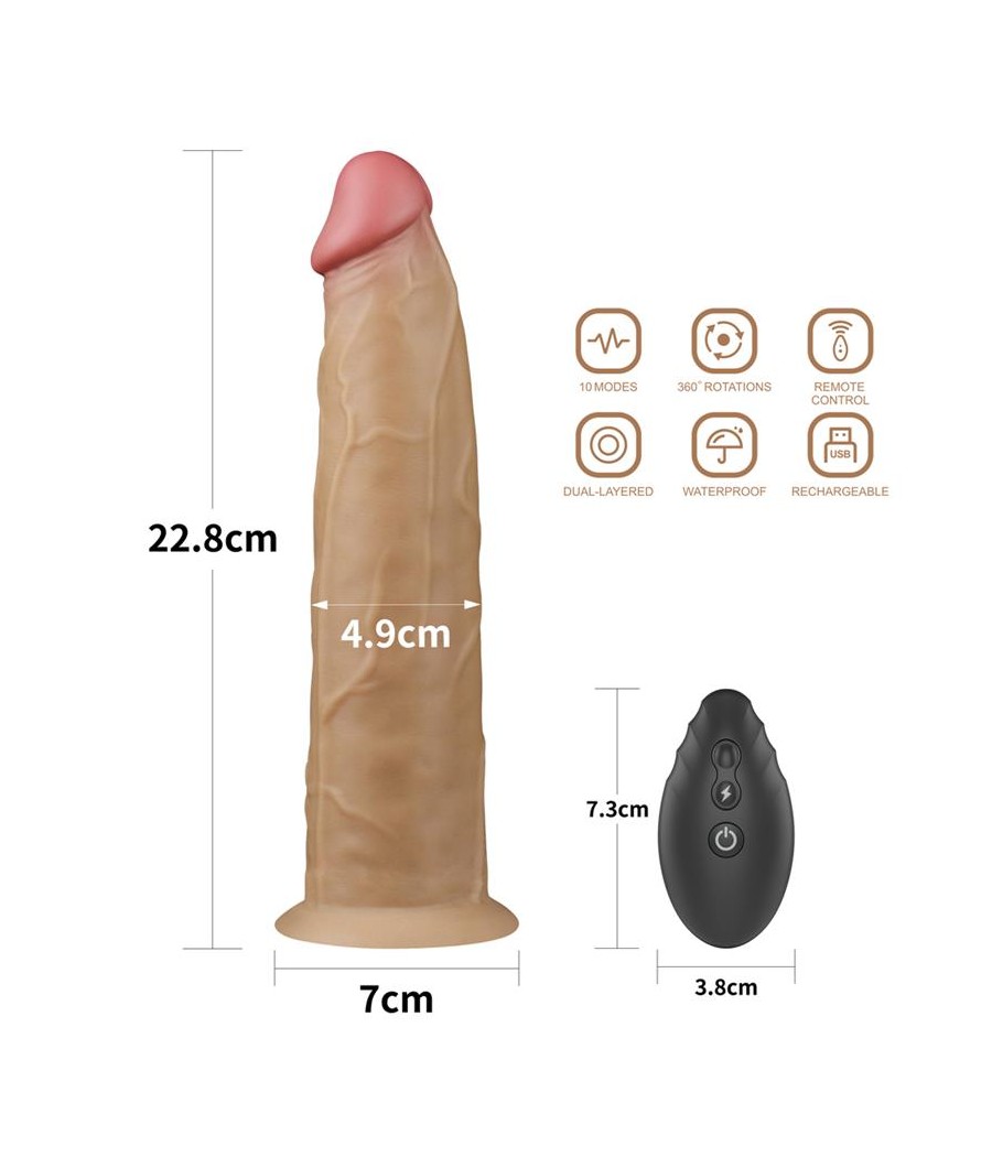 Vibrador con Rotacion Doble Capa 9