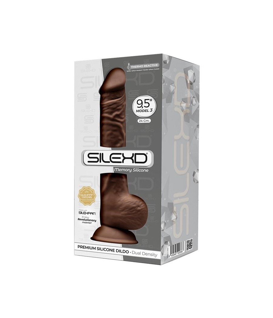 Dildo Dual Density Mod 3 95 Marron