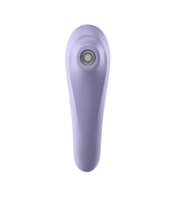 Dual Pleasure APP Vibrador y Succionador de Aire Pulsado Recargable Mauve