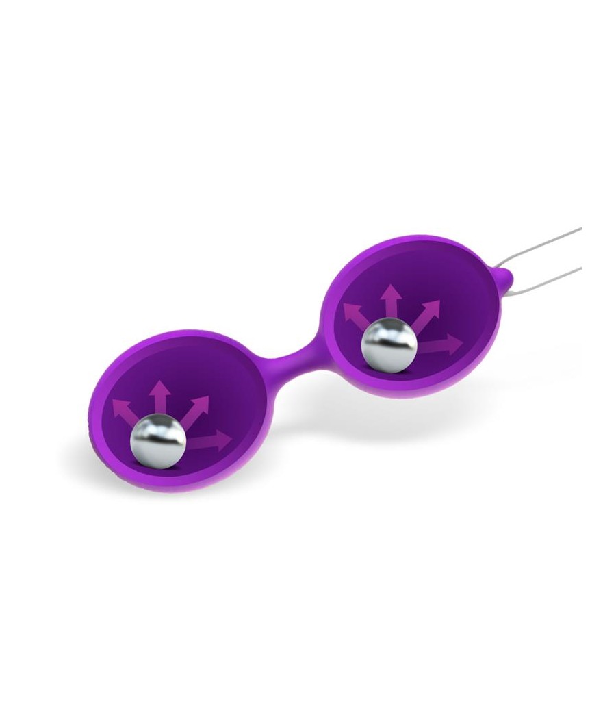 Misha Bola de Kegel Doble Silicona Purpura