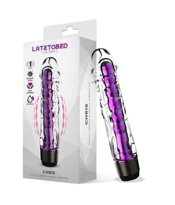 Chris Vibrador Multi Velocidad Purpura