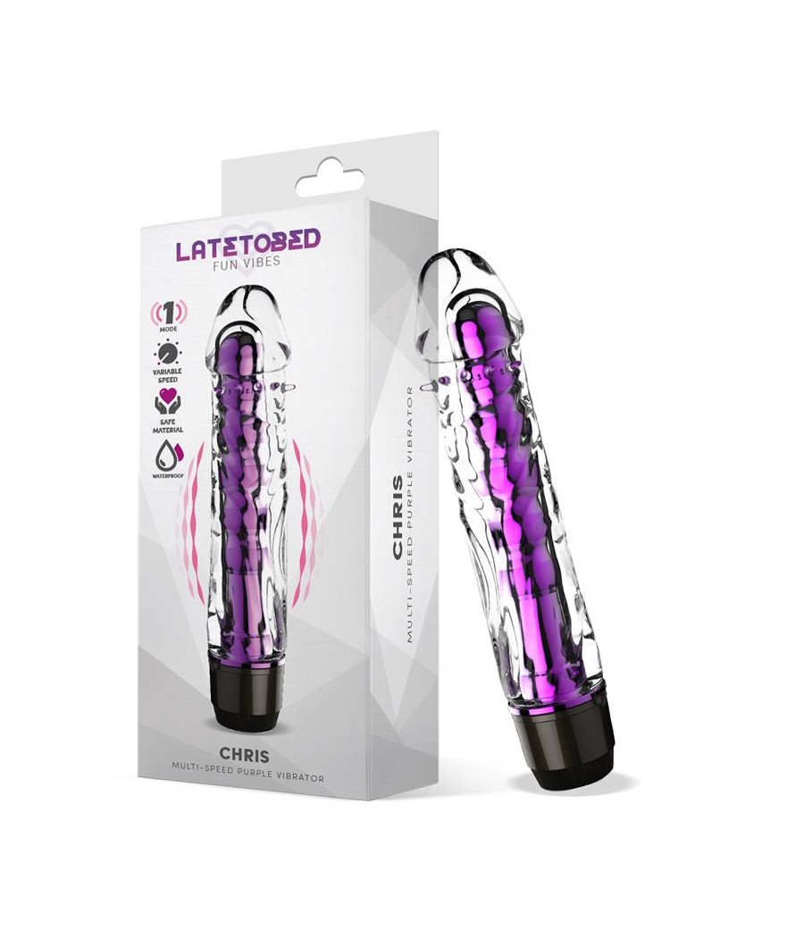 Chris Vibrador Multi Velocidad Purpura