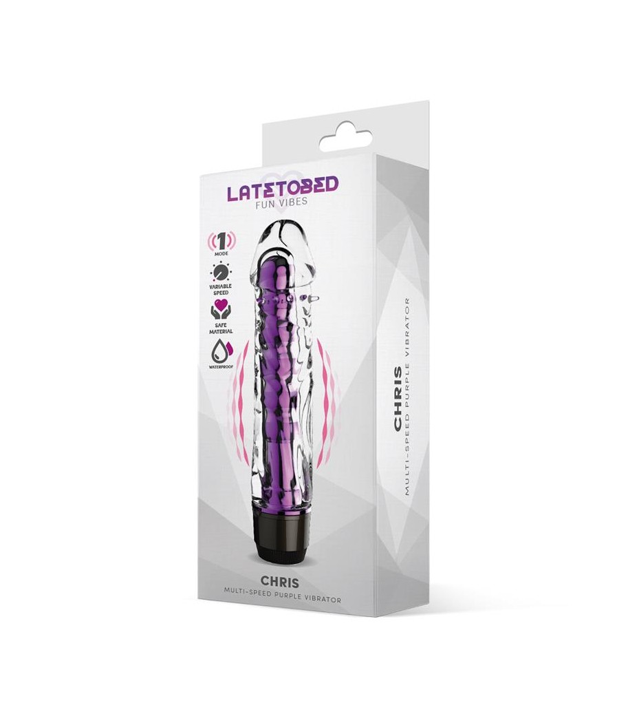 Chris Vibrador Multi Velocidad Purpura