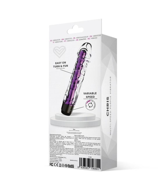 Chris Vibrador Multi Velocidad Purpura