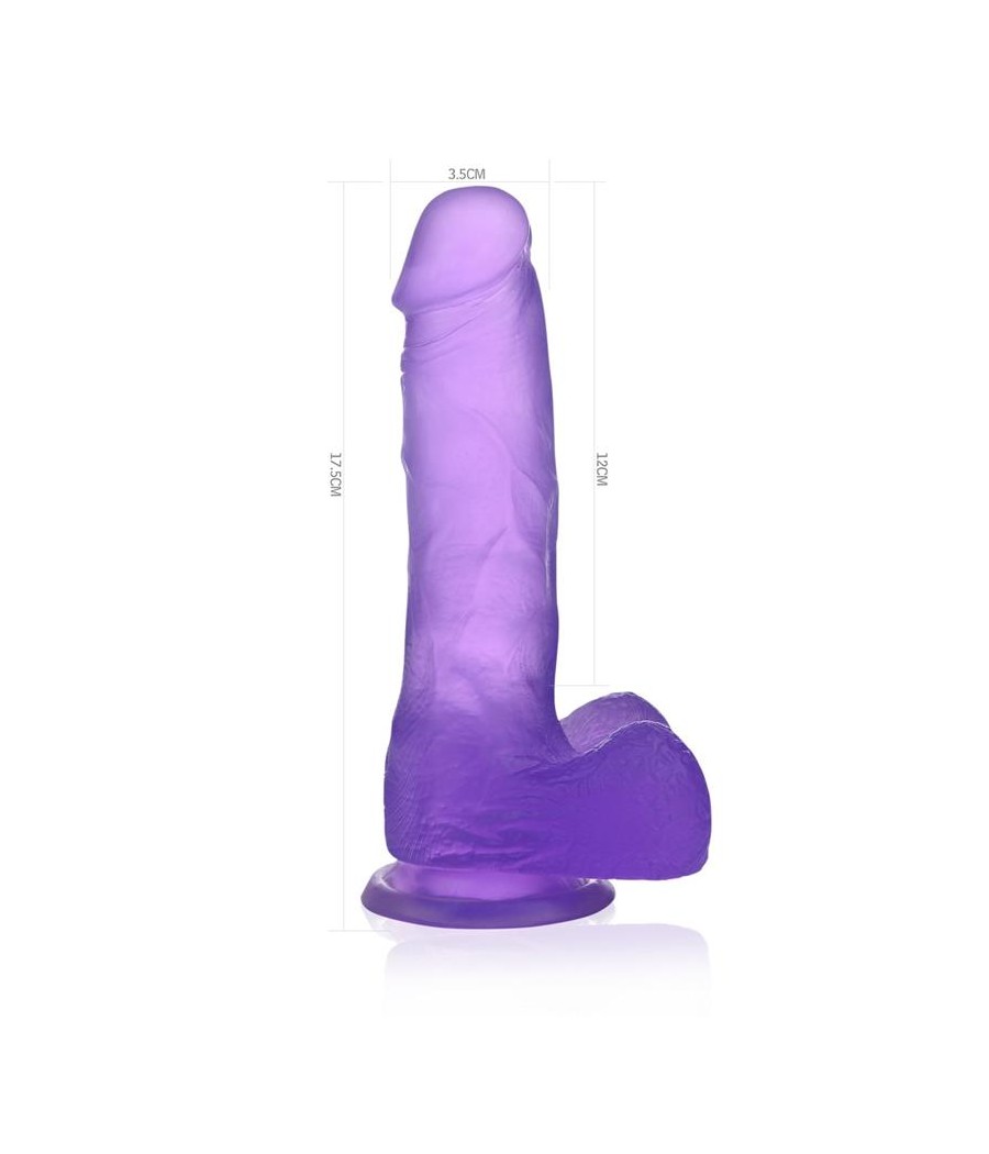 Dildo Jelly Studs 7 Purpura