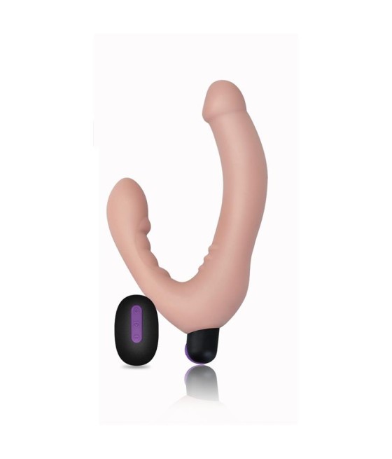 Doble Dildo Strapless Silicona USB