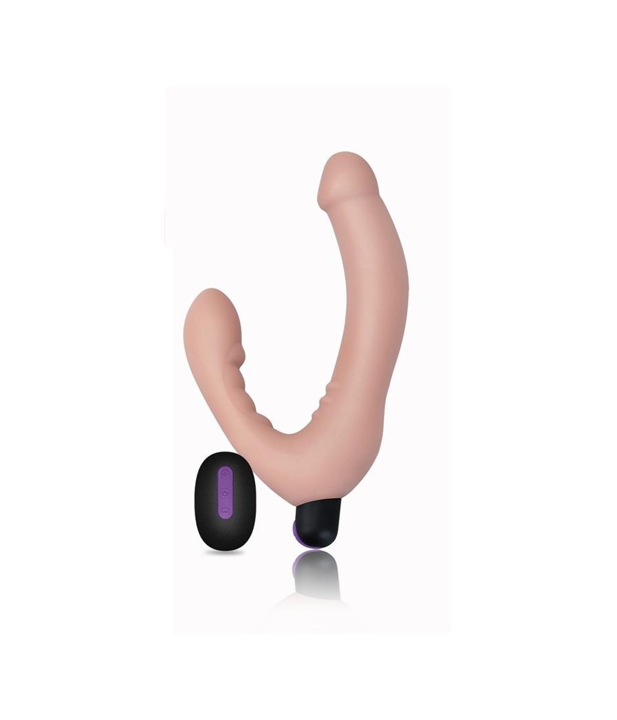 Doble Dildo Strapless Silicona USB