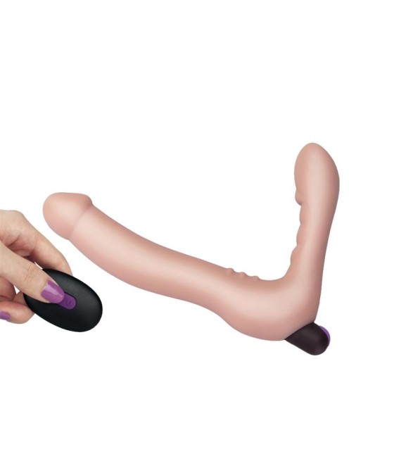 Doble Dildo Strapless Silicona USB