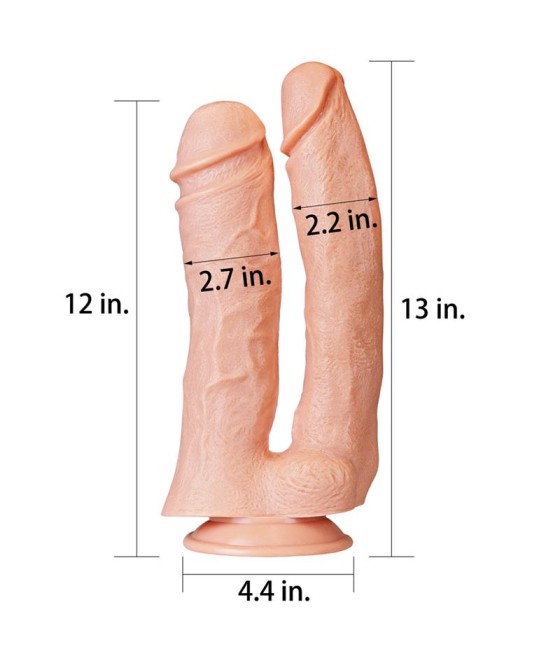 Dildo Doble King 12 Natural