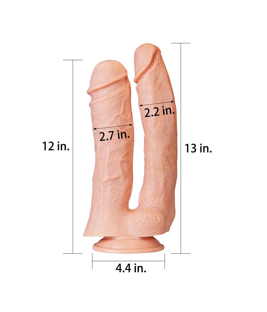 Dildo Doble King 12 Natural