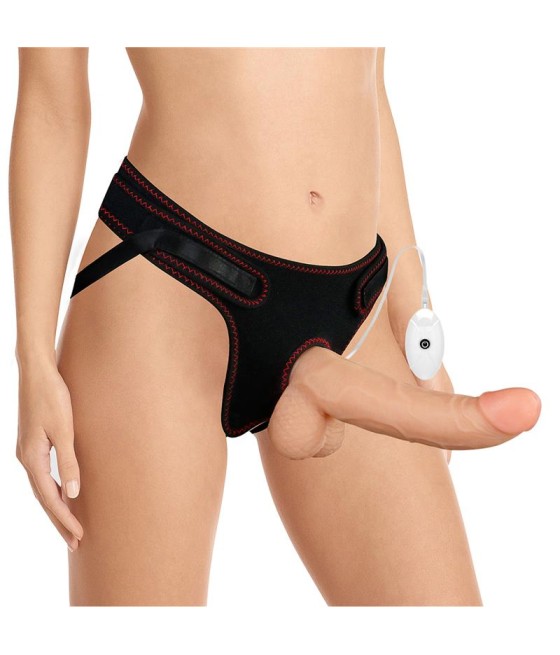 Arnes con Dildo con Vibracion y Control Remoto 85