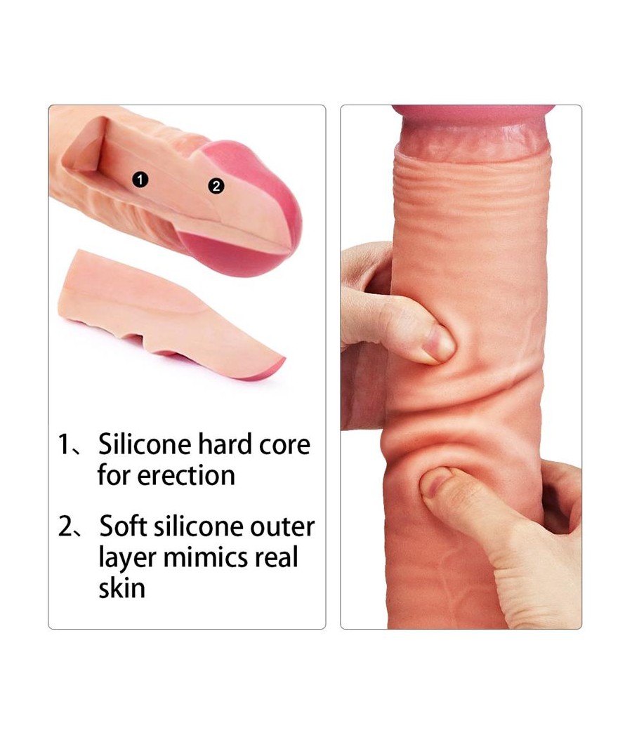 Dildo Nature 12 Dual Layer Natural