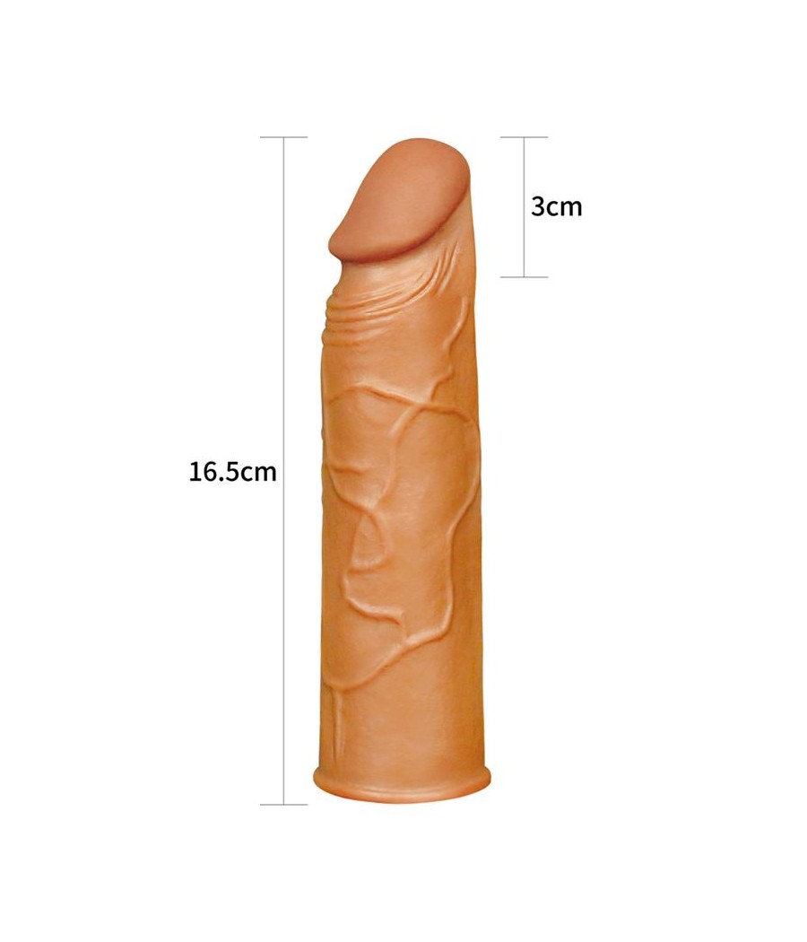 Funda para el Pene Pleasure X Tender Marron