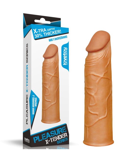 Funda para el Pene Pleasure X Tender Marron