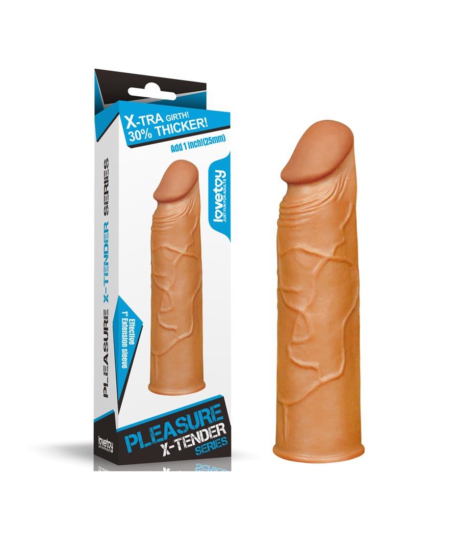 Funda para el Pene Pleasure X Tender Marron