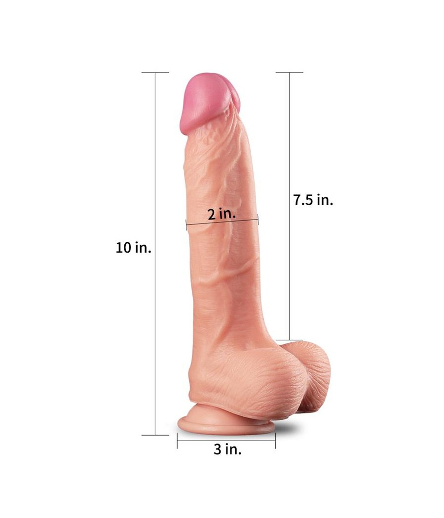 Dildo Nature 10 Dual Layer Natural