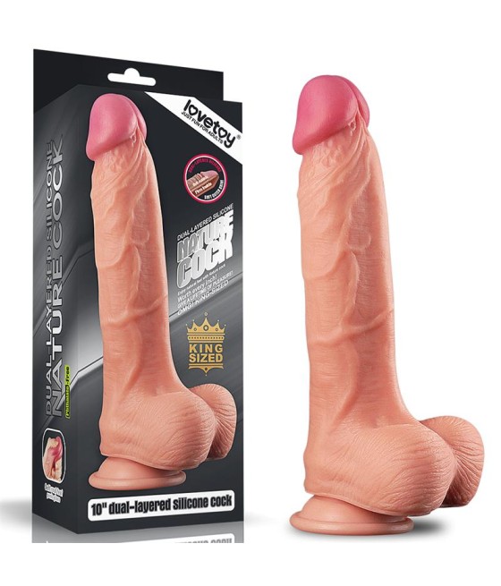 Dildo Nature 10 Dual Layer Natural