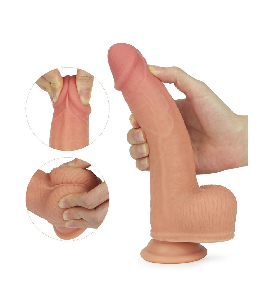 Dildo Nature Cock con Vibracion y Rotacion Anthony Natural