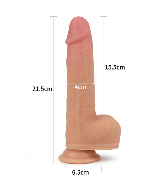 Dildo Nature Cock con Vibracion y Rotacion Anthony Natural