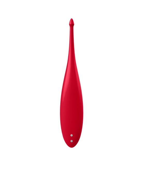 Twirling Fun Varita Vibradora Silicona USB Rojo