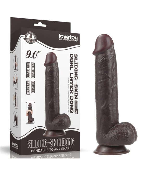 Dildo Sliding 9 Negro