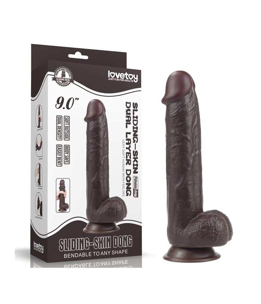 Dildo Sliding 9 Negro