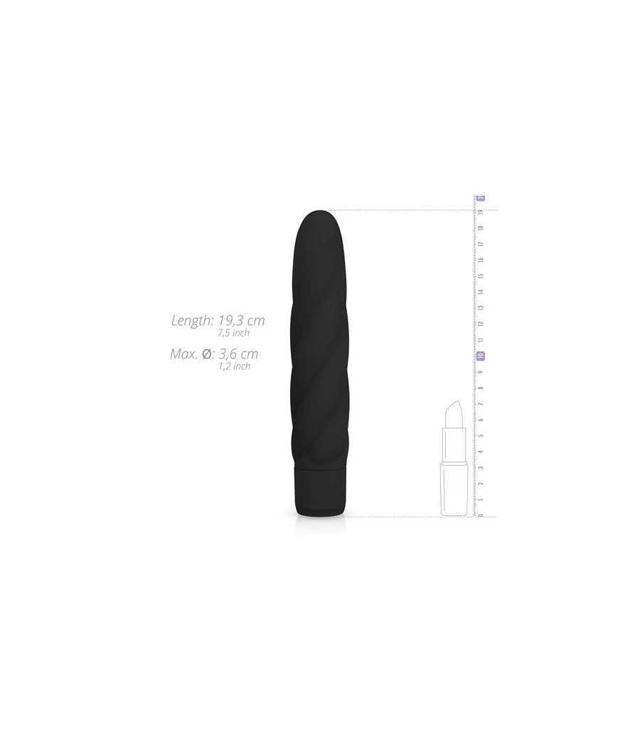 Vibrador Silicona Negro