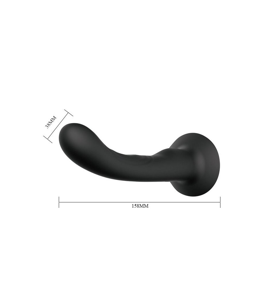 Arnes con Dildo de Silicona Negro