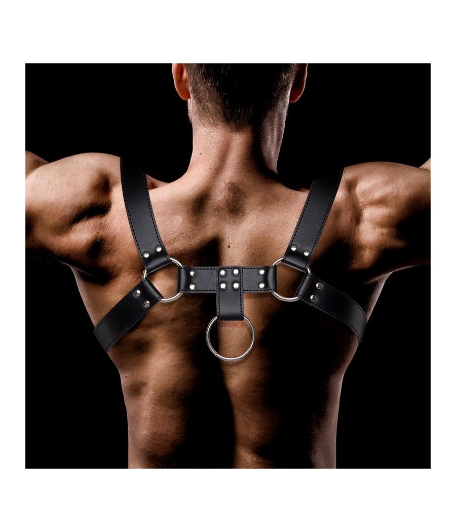 Domine Arnes Masculino para Bondage Cuero Vegano