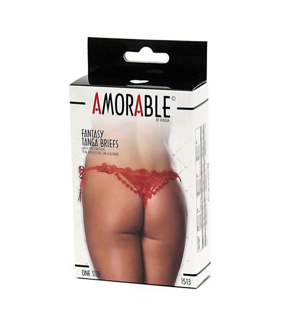 Tanga Fantasia Rojo Talla Unica