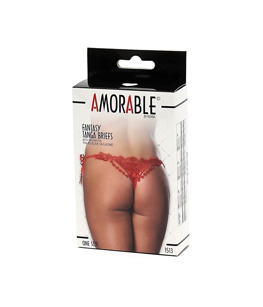 Tanga Fantasia Rojo Talla Unica