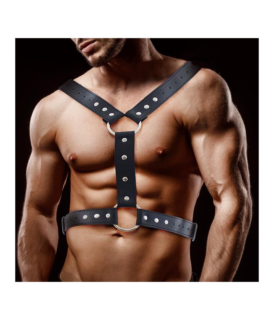 Fabrio Arnes Masculino para Bondage Cuero Vegano