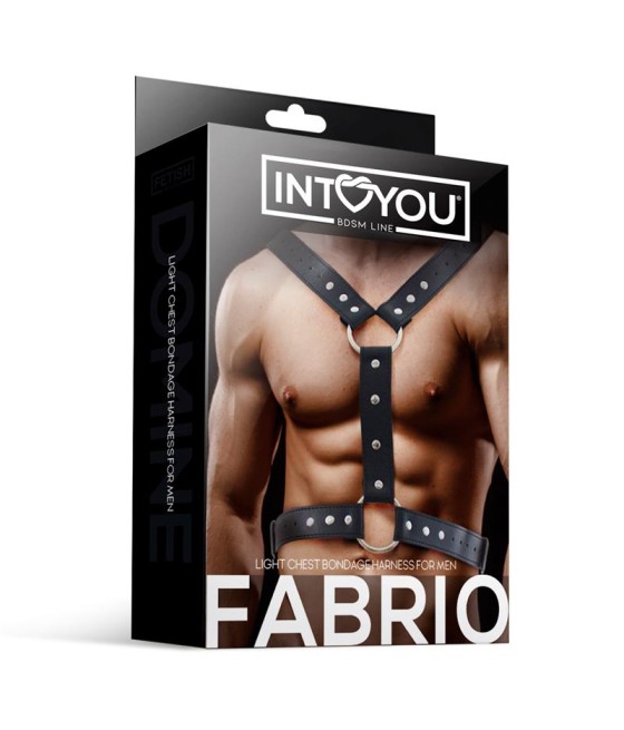 Fabrio Arnes Masculino para Bondage Cuero Vegano