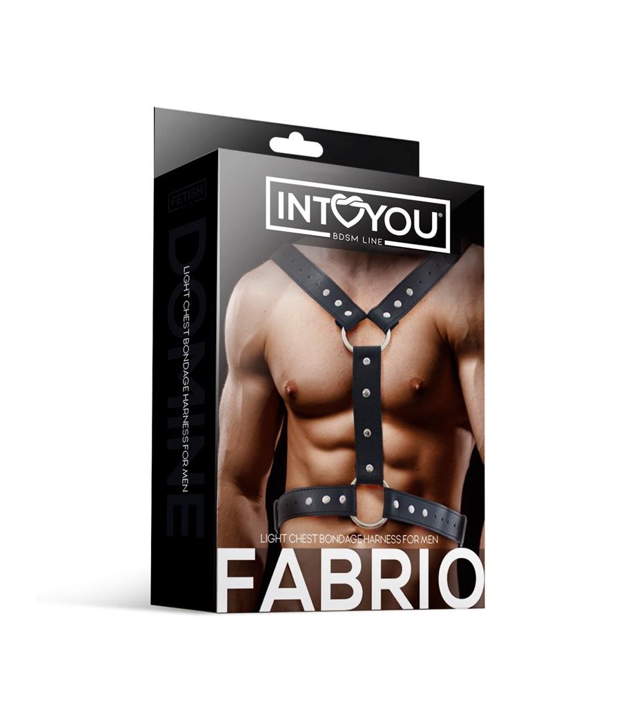 Fabrio Arnes Masculino para Bondage Cuero Vegano