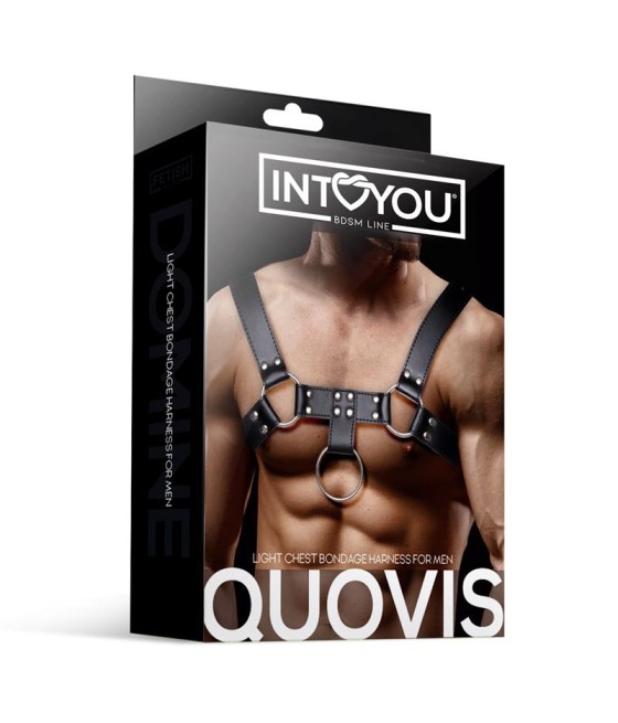 Quovis Arnes Masculino para Bondage Cuero Vegano