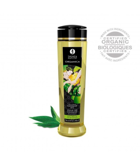 Aceite de Masaje Orgánico Té Verde 240 ml