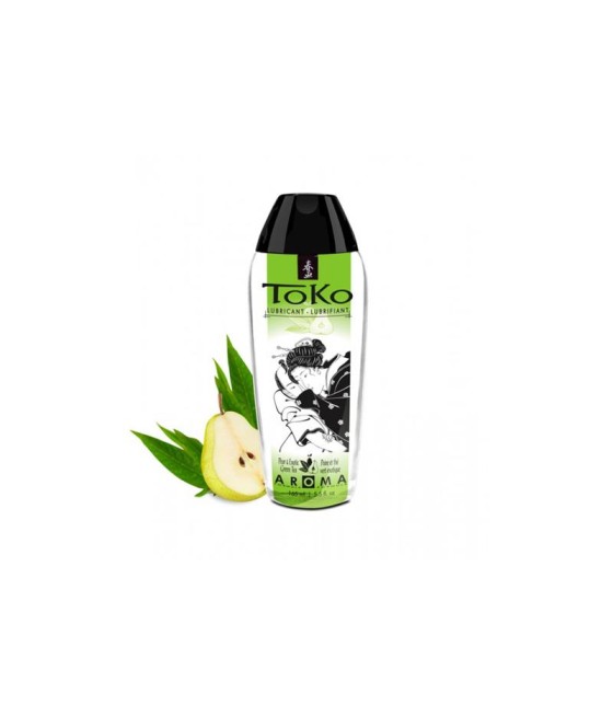 Lubricante Toko Aroma Pera y Te Verde