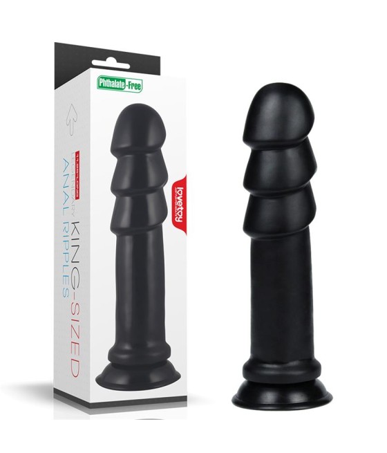 Dildo King Sized Anal Ripples 1125 Negro