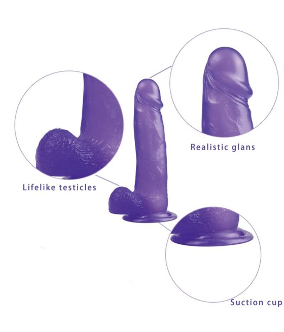 Dildo Jelly Studs 8 Purpura