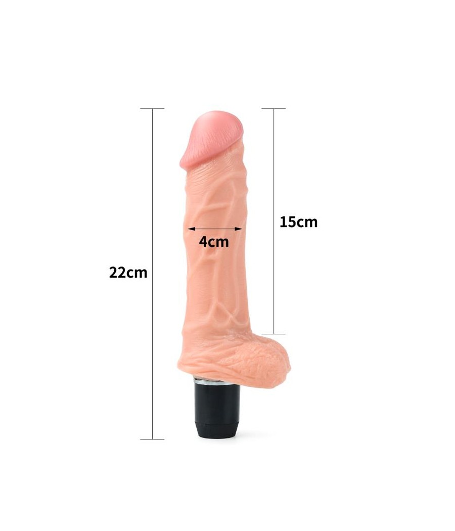 Dildo Flexi 9 con Vibracion Natural