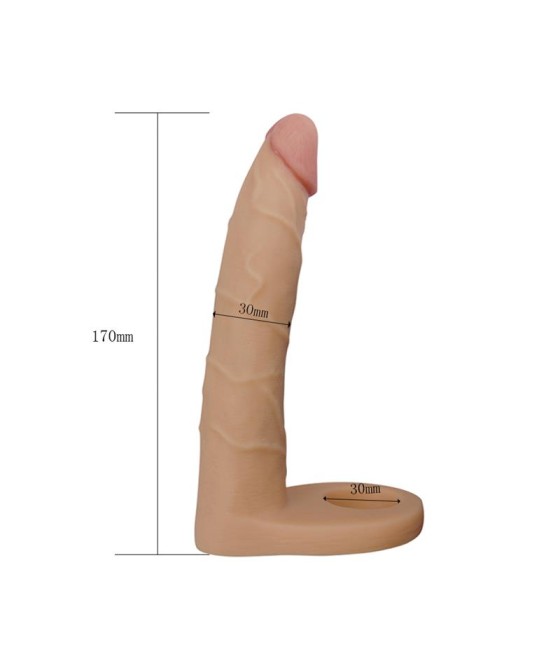 Dildo The Ultra Soft Double 7 Natural