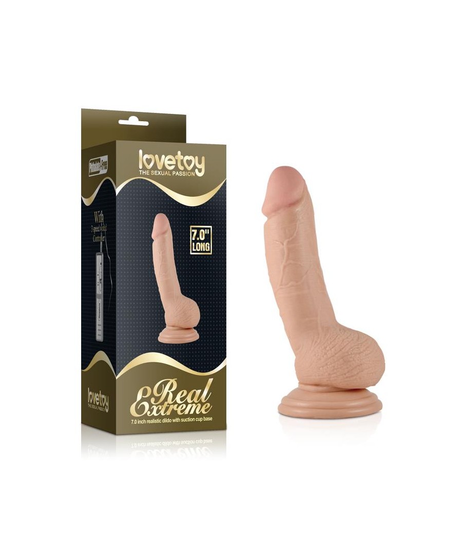 Dildo Real Extreme con Vibracion 7 Natural