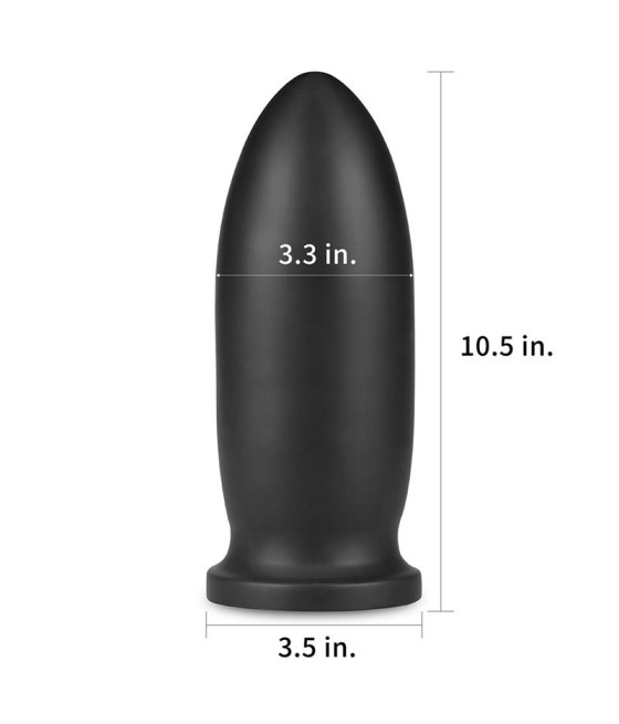 Dildo King Sized Anal Bomber 9 Negro