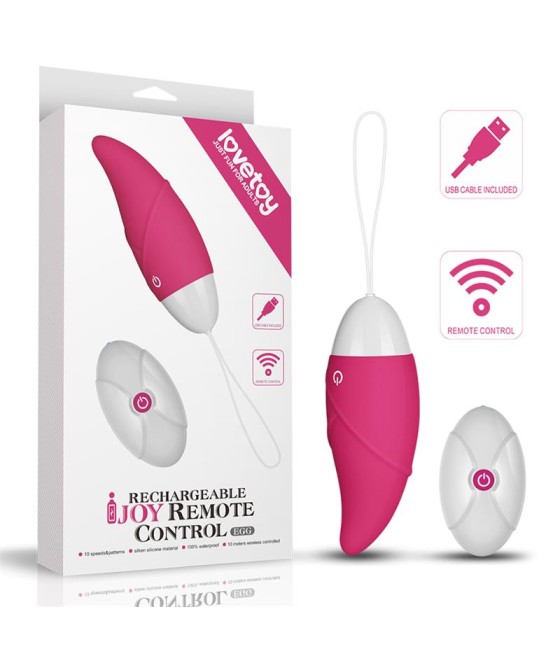 Huevo Vibrador iJoy Control Remoto USB Rosa