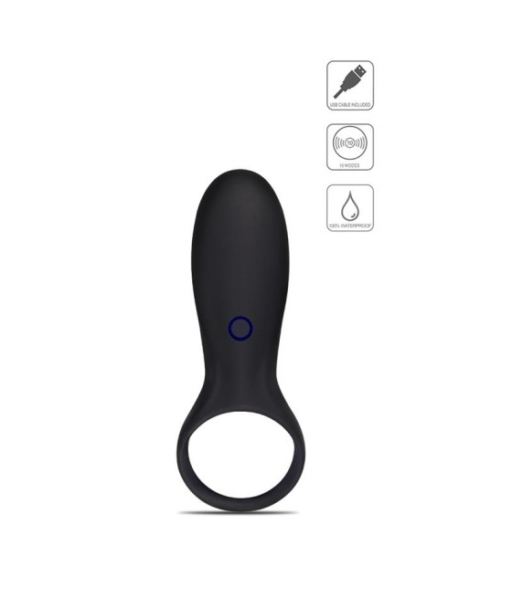 Anillo para el Pene iJoy Stamina Ring USB Negro