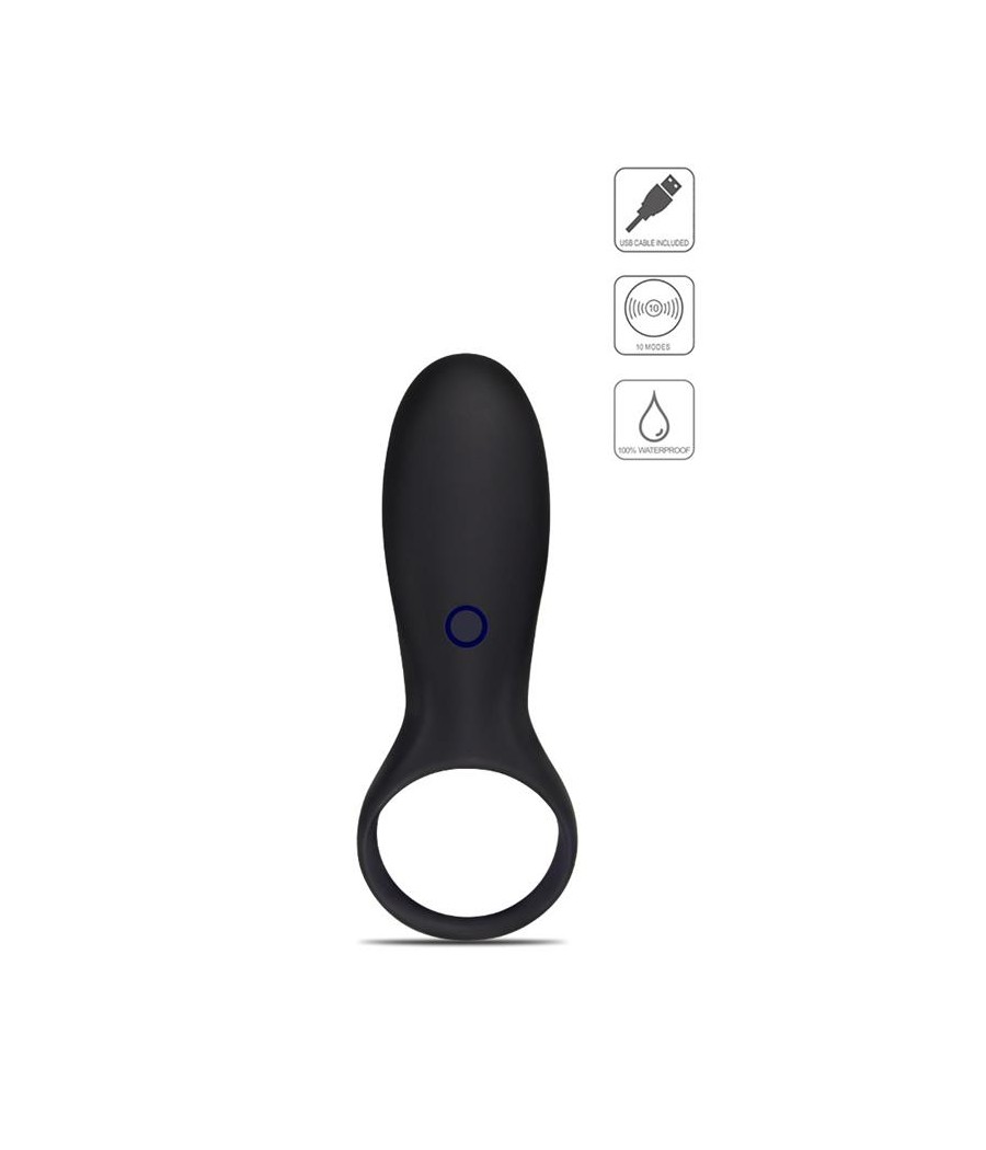 Anillo para el Pene iJoy Stamina Ring USB Negro