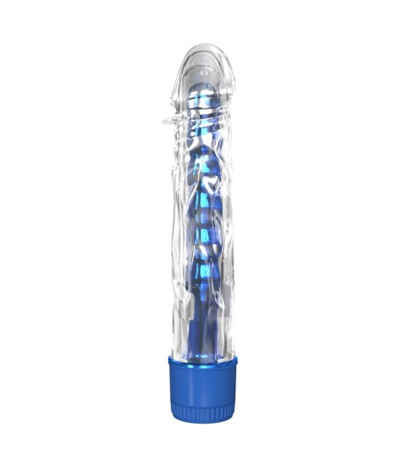 Vibrador Mr. Twister Azul Metálico 17 cm